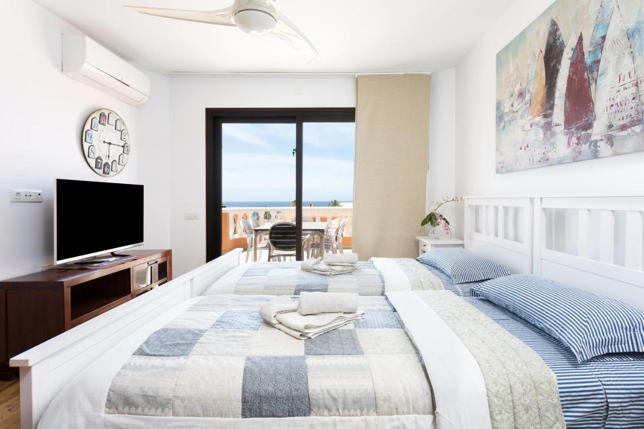 Exclusive Penthouse Playa Las Vistas 4 Close To The Sea And Beach, Aircondition For A Fee, Wifi, Terrace, Heated Pool Playa de las Américas Eksteriør billede