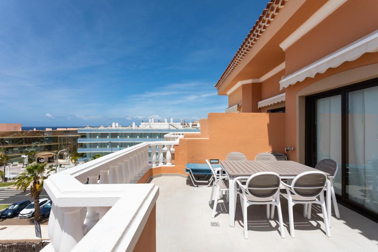 Exclusive Penthouse Playa Las Vistas 4 Close To The Sea And Beach, Aircondition For A Fee, Wifi, Terrace, Heated Pool Playa de las Américas Eksteriør billede