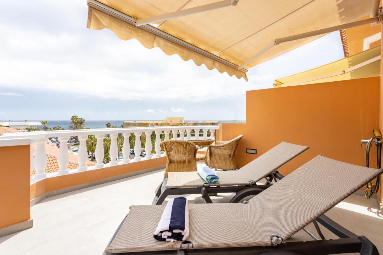 Exclusive Penthouse Playa Las Vistas 4 Close To The Sea And Beach, Aircondition For A Fee, Wifi, Terrace, Heated Pool Playa de las Américas Eksteriør billede