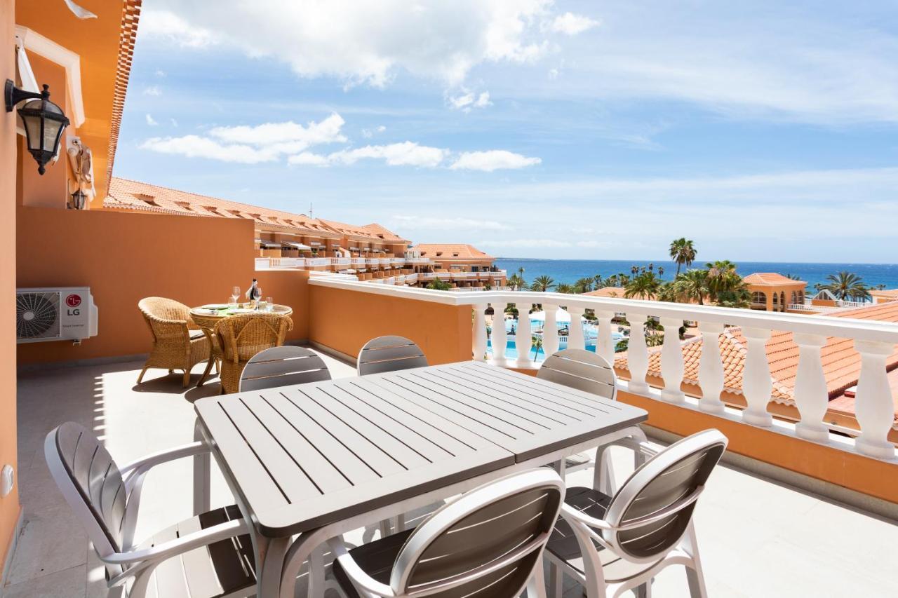 Exclusive Penthouse Playa Las Vistas 4 Close To The Sea And Beach, Aircondition For A Fee, Wifi, Terrace, Heated Pool Playa de las Américas Eksteriør billede